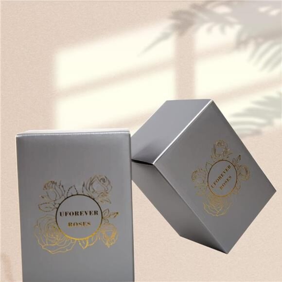 4-Piece Preserved Roses in a Box, Preserved Flowers, Roses Gift for Her, Dusty - Picture 6 of 7